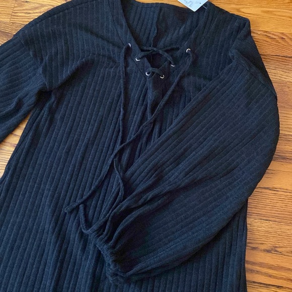 NWT Black Sweater Dress - Picture 3 of 3